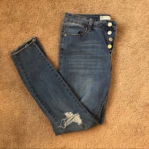 Angel Kiss Los Angeles Skinny Jeans High Waisted